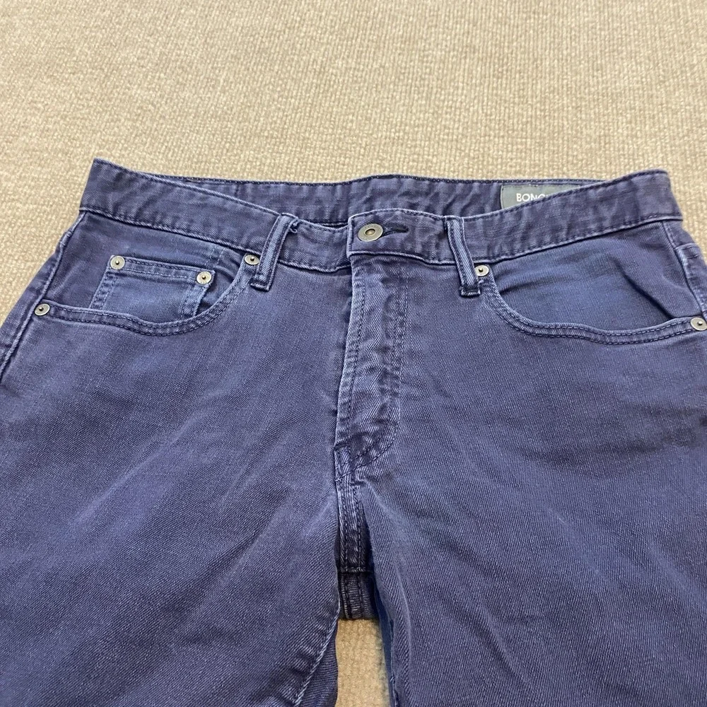 Bonobos Jeans Mens 31x30 Blue Dark Wash Slim Straight Stretch Denim Pants
